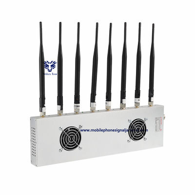 /Exam部屋に会う複数のバンド全方向性アンテナのリモート・コントロールWiFi 3G 4G 5g GSMの携帯電話信号の妨害機