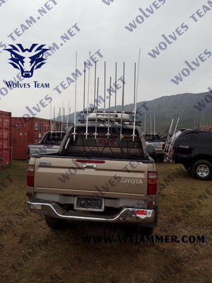 UHF VHF 3G 4G GSM CDMA 500mの400w携帯電話の妨害機