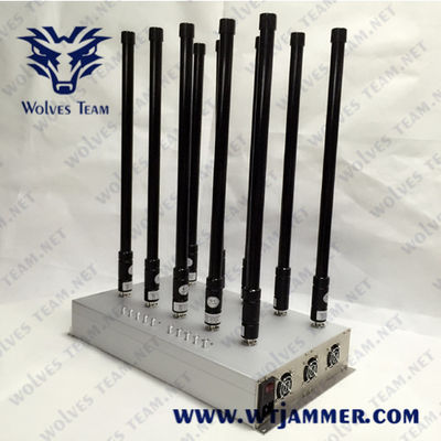 VHF UHF GSM 3G 4G 5Gの携帯電話信号の妨害機GPS WiFi/Bluetooth Lojackの妨害機の会議室の使用