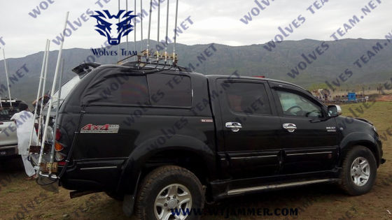 軍VIP WIFI2.4G 5.8G 600m 500W IEDの爆弾の妨害機
