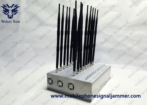 調節可能なWIFI Gps信号のブロッカー22アンテナ携帯電話信号の妨害機GSM 4G 5G 315/433MHzの妨害機