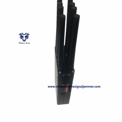 携帯用手持ち型3G 4G 5Gの携帯電話の妨害機GPSL1/L2/L5 WIFIの妨害機AC adapte