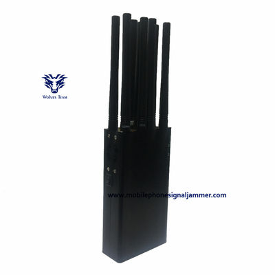 携帯用手持ち型3G 4G 5Gの携帯電話の妨害機GPSL1/L2/L5 WIFIの妨害機AC adapte