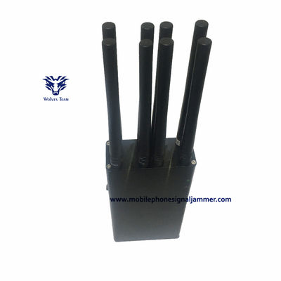 携帯用手持ち型3G 4G 5Gの携帯電話の妨害機GPSL1/L2/L5 WIFIの妨害機AC adapte