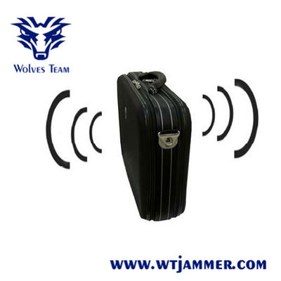 ブリーフケースの設計30W WiFi GPS VHF UHF携帯用信号の妨害機