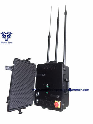 スマートな移動式携帯電話信号の妨害機のWi-Fi Bluetooth 2.4g GPS信号の妨害機は信号の頻度をカスタマイズする