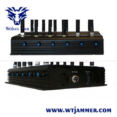 12バンド50m 20W GSM DCS 3G 4G WIFI GPS RF信号の妨害機