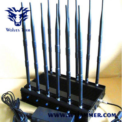12バンド50m 20W GSM DCS 3G 4G WIFI GPS RF信号の妨害機
