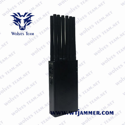 12バンドCDMA UHF VHF 25m 12W手持ち型信号の妨害機