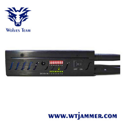 8アンテナ20M 6W WiFi 3G 4G携帯電話の妨害機