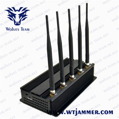 装置25メートルの2.4G 4.9G 5.0G 5w Wifi信号の妨害機