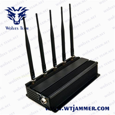 装置25メートルの2.4G 4.9G 5.0G 5w Wifi信号の妨害機