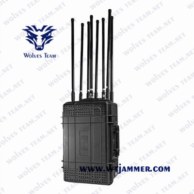 500m 300W Wifi GPSの携帯電話携帯用信号の妨害機
