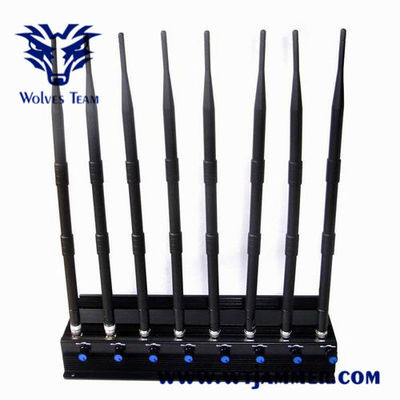 多機能の8バンド調節可能で強力な多機能3G 4G電話ブロッカーGPS WiFi （4G LTE/Wimax）