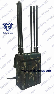 Ied GSM WiFi 2.4G 3G 4G 40w GPSの頻度妨害機をBackpack