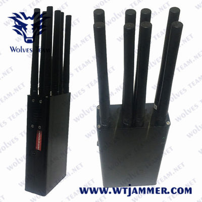 携帯用WiFi2.4g GPSL1 GSM 30m 8W手持ち型信号の妨害機