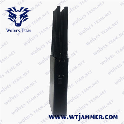 携帯用WiFi2.4g GPSL1 GSM 30m 8W手持ち型信号の妨害機