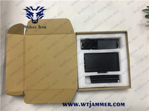 携帯用WiFi2.4g GPSL1 GSM 30m 8W手持ち型信号の妨害機