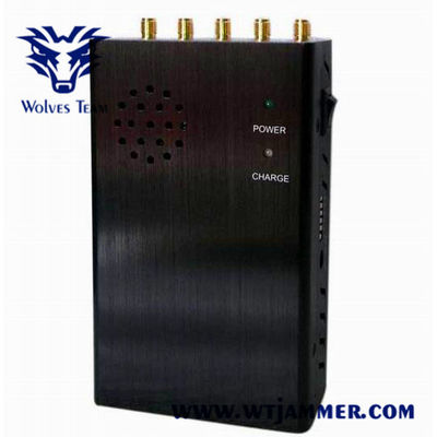 手持ち型12W CDMA GSM 3G 4G 5G WiFi Lojack信号の妨害機