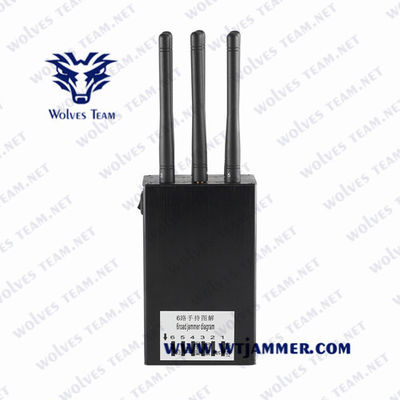 12バンド25m 12W GSM 3G 4G 5g携帯電話信号のブロッカー
