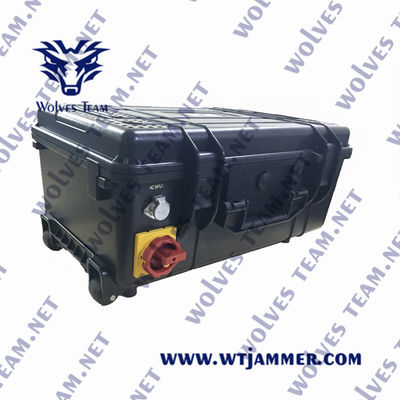購入 軍の高い発電の完全な頻度はすべての携帯電話の妨害機頻度信号の防水屋外の妨害機をカスタマイズします online manufacture