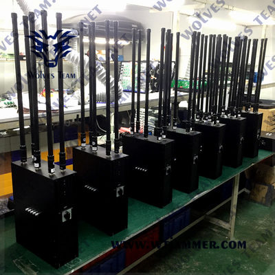 購入 6つのバンド バックパック信号の妨害機のManpackの軍隊のための携帯用携帯電話信号のタイプ online manufacture