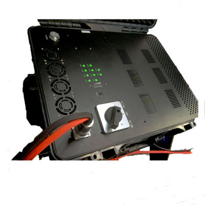600W軍の防水屋外のポータブルVIPの保護RF GPS WIFI信号UAVの無人機の妨害機