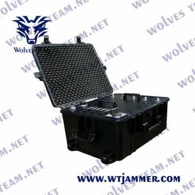 購入 カスタマイズされた高い発電4G WIFI GPSの携帯電話信号の妨害機の軍の防水屋外の刑務所の妨害機 online manufacture