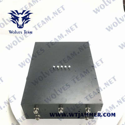 購入 軍RF信号のバックパックの妨害機GSM 3G 4G 80w LCDの表示 online manufacture