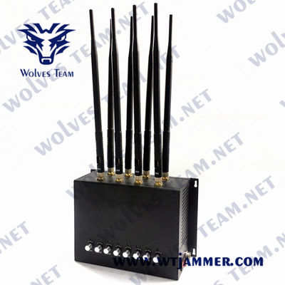 8バンド16W GSM CDMA GPS ACアダプターが付いているデスクトップ信号の妨害機30m
