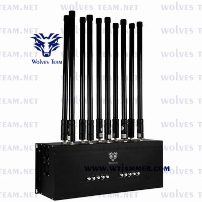 GSM 3G 4G LTE 5G 50mの携帯電話の妨害機のLojack VHF UHF