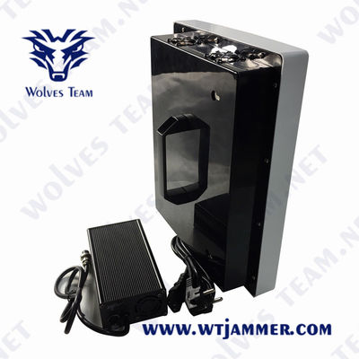 WiFi GPS 30w 1km反Uavの無人機の妨害機携帯用850MHz