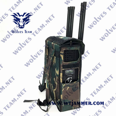軍EOD Manpack RF信号の妨害機4G 5G 80w 6バンド