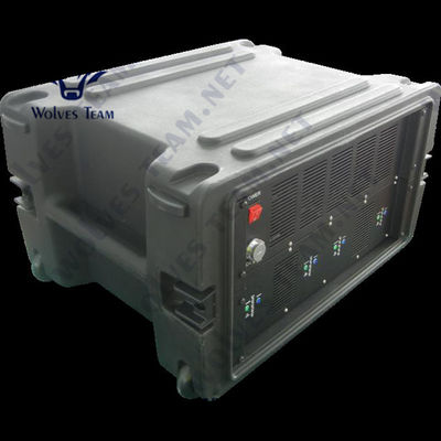 IEDの爆弾の軍用車両WIFI5.8G GPSの携帯電話GSM 5Gの妨害機IP65の路傍の遠隔即席に作られた爆薬