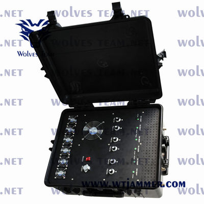 GSM CDMA 7000VA屋外信号の妨害機DCS PHS 3G TD-SCDMA 800W