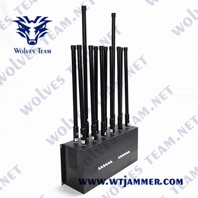 12 50mの36W携帯電話信号の妨害機GSM 3G WIFI 5.8Gを運ぶ