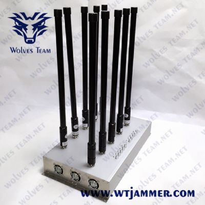 10バンド5G 20W携帯電話信号の妨害機36W GSM 3G WIFI 5.8G