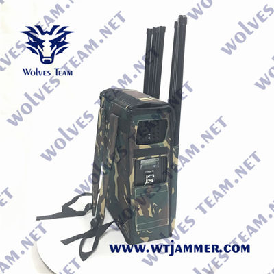 DC24V 200m RF Manpackの妨害機GSM 4G 5G GPS L1のバックパック信号の妨害機
