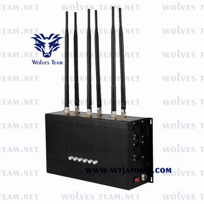 GSM CDMA DCS PCS 35Wの携帯電話信号の妨害機3G 4G LTE 4G WIMAX