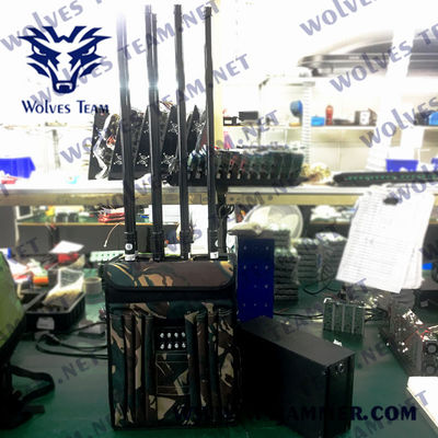 購入 CDMA 5G RF信号のバックパックの妨害機GSM 90W 3G 4G信号の妨害機 online manufacture