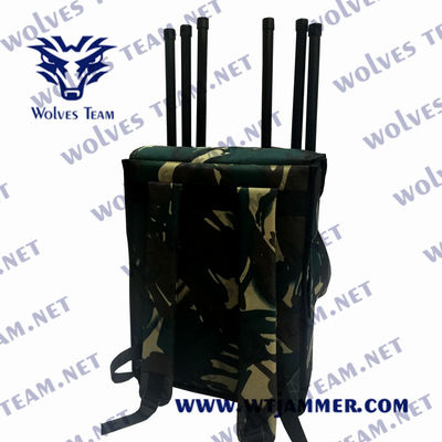 EODのバックパック150m軍信号の妨害機1880MHz DCS Manpack RFの妨害機