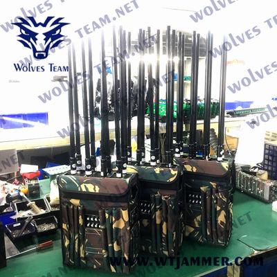 EODのバックパック150m軍信号の妨害機1880MHz DCS Manpack RFの妨害機