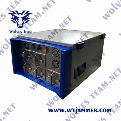 軍WIFI 5.8G GPSの反無人機の妨害機600W RF信号の無人機の妨害機