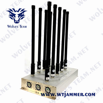 CDMA GSM 5G LTEの携帯電話の妨害機50m Lojack VHF UHFの妨害機