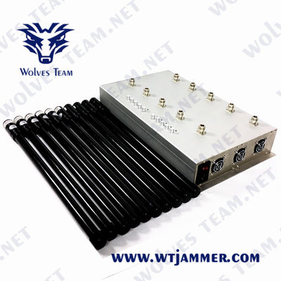 CDMA GSM 5G LTEの携帯電話の妨害機50m Lojack VHF UHFの妨害機