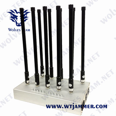 CDMA GSM 5G LTEの携帯電話の妨害機50m Lojack VHF UHFの妨害機