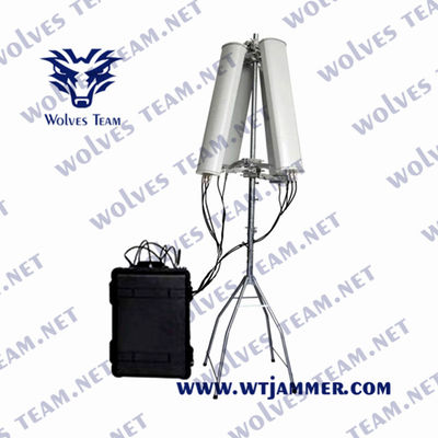 軍VIP車の護送のためのUMTS WCDMAのペリカンIP65 VHF UHFの妨害機900W