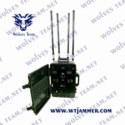 軍VIP車の護送のためのUMTS WCDMAのペリカンIP65 VHF UHFの妨害機900W