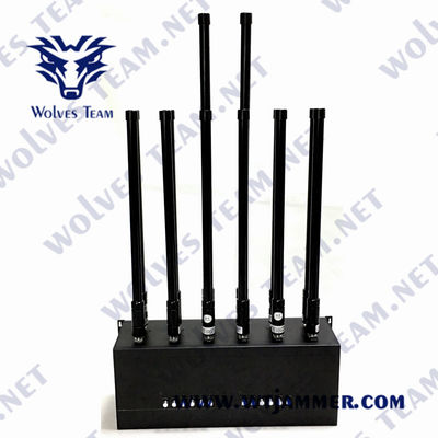 GSM DCS 3G 4G Lojack移動式信号のブロッカー60W WIFI GPS RF妨害機