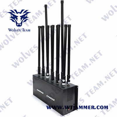 GSM DCS 3G 4G Lojack移動式信号のブロッカー60W WIFI GPS RF妨害機